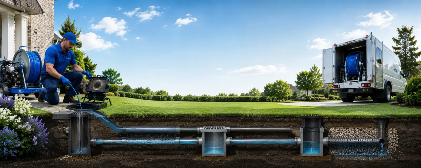 Outdoor drain cleaning information for Bradshaw, NE